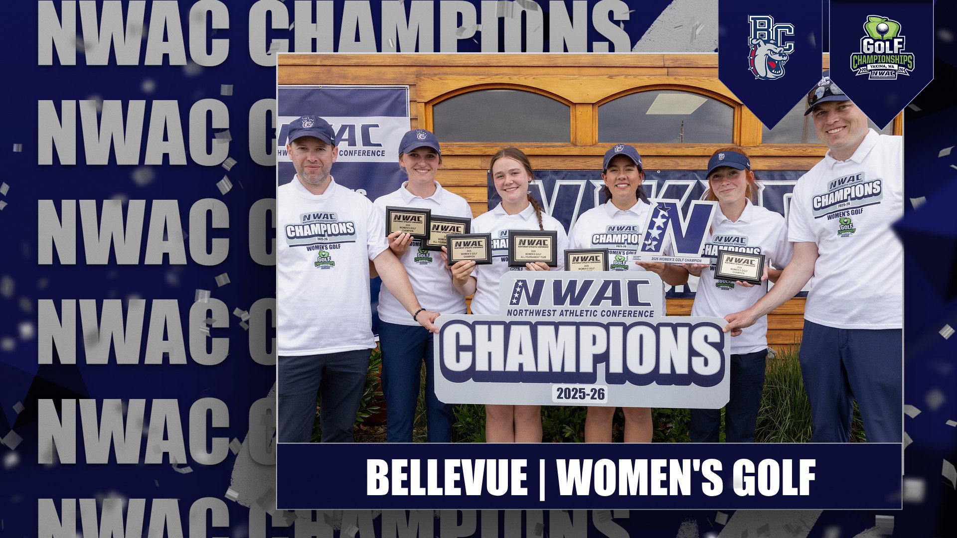 Bellevue Women's Golf Earns 6th NWAC Title and 3rd in Past 5 Years