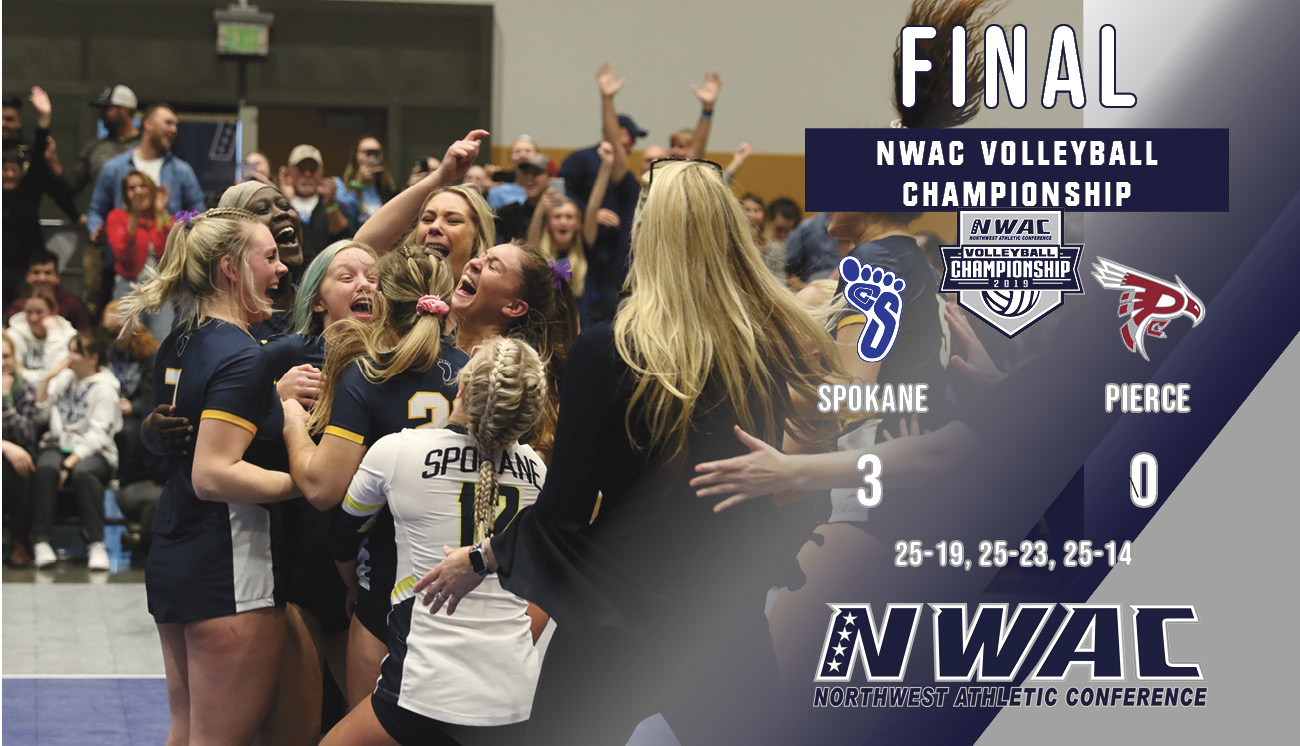 Game Graphic with final score and team celebrating post game